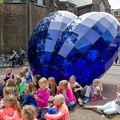 Big blue heart for Delft Blue Day